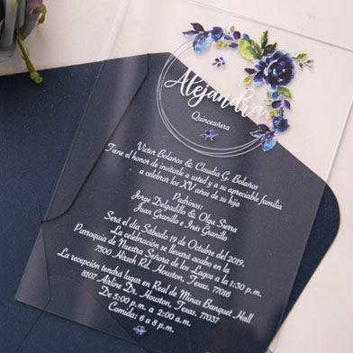 Acrylic Invitation